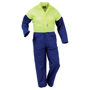 WORKZONE HI VIS OVERALLS - DAY ONLY POLYCOTTON