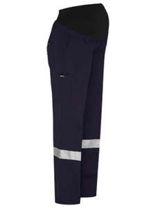 Pants And Shorts 1: WOMENS BISLEY TAPED MATERNITY DRILL WORK PANTS