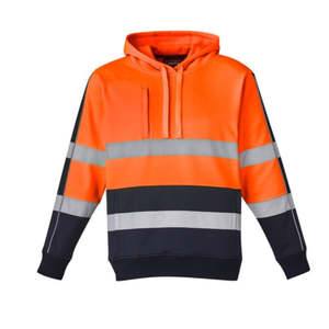Sweatshirts And Hoodies: SZ HI VIS STRETCH REFLECTIVE TAPE HOODIE