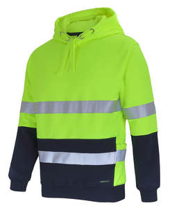 Sweatshirts And Hoodies: THE NIGHT PULL-OVER HOODIE - Reflective Tape | Heavyweight