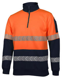 Sweatshirts And Hoodies: TAPED SWEATSHIRT - Segmented Reflective Tape | Day/Night | Midweight