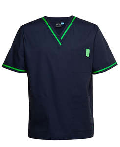 UNISEX CONTRAST SCRUBS TOP - JBSWEAR
