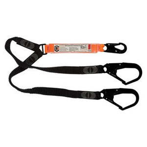 Height Safety 1: DOUBLE LEG ELASTICATED LANYARD - Elite, LINQ
