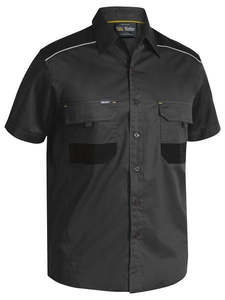 Work Shirts 1: FLY & MOVE MECHANICAL STRETCH BISLEY SHORT SLEEVE SHIRT