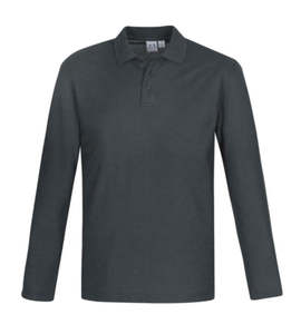 CREW BIZ LONG SLEEVE POLO | COTTON/POLYESTER