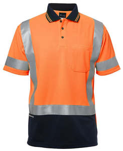 Safety Clearance: HI-VIS SHORT SLEEVE POLO - Day/Night