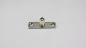 Stainless Steel: Floor Guide with roller Black or Stainless Steel