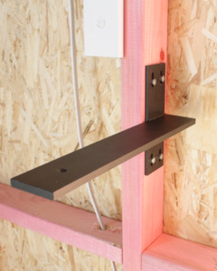 Shelf Bracket: Concealed Flat Plate Support (Four Sizes)