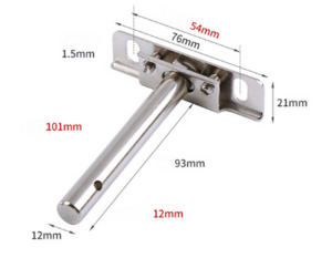 Shelf Bracket: Adjustable Floating Shelf Bracket - Single Prong Style (2 sizes)