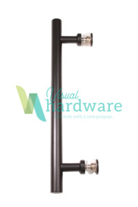 Soulful Character hardware to add more heart to your home: Urban Round Pull Handle, 3 Sizes, Satin Black or Stainless