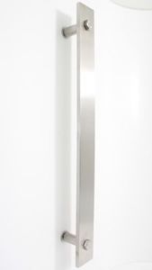 Stainless Steel: Single Bar Handle - Stainless Steel - 300mm (Double or Single Sided)
