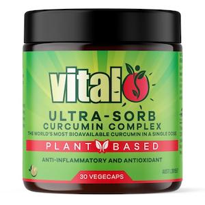 Products: Vital Ultra-Sorb Curcumin Complex 30 Vegecaps