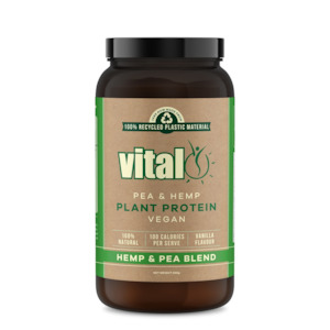 Vital Plant Protein: Vital Plant Protein Pea & Hemp Protein Powder Blend 500G
