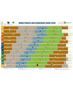 Jan - Dec 2026 Moon Calendar and Growing Guide Wall Planner (digital copy) Vital Harvest