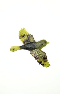 Products: Soaring Bird - Olive Glass-Effect - Vitality Art Studio