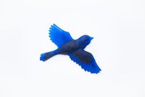 Products: Soaring Bird - Sapphire Glass-Effect - Vitality Art Studio