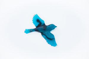 Products: Soaring Bird - Teal Glass-Effect - Vitality Art Studio