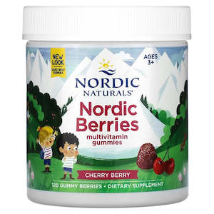 Nordic Naturals Nordic Berries 120 Gummies - Cherry Berry
