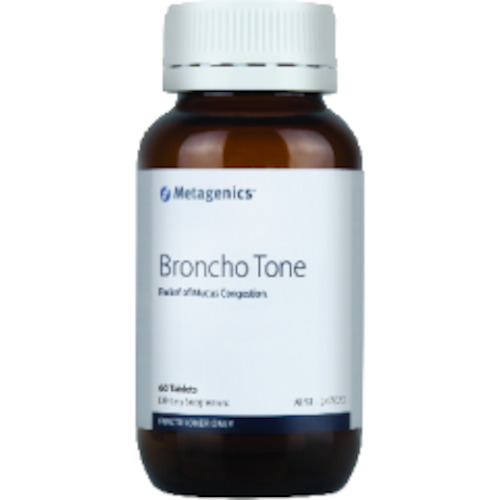 Immune Support: Metagenics Broncho Tone 60 tabs