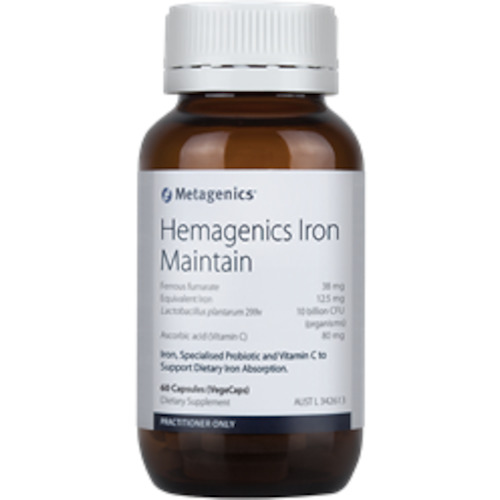Metagenics Hemagenics Iron Maintain 60 Capsules