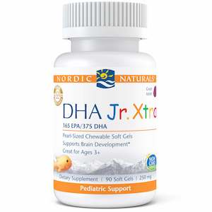Nordic Naturals DHA Jr. Xtra Berry Punch 90 Softgels