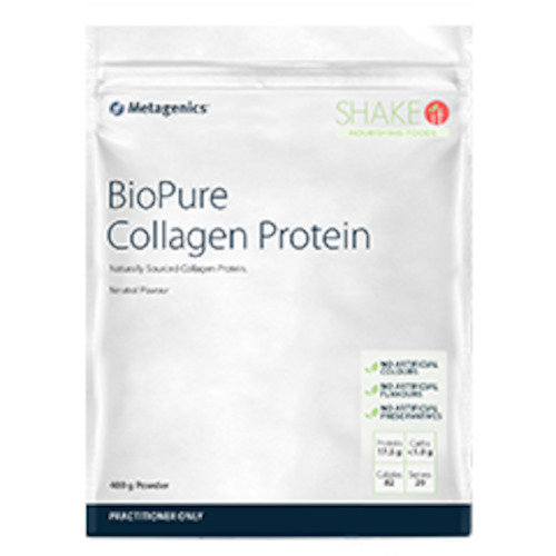 Exercise Recovery: Metagenics BioPure Nourish Collagen Protein Powder 400g