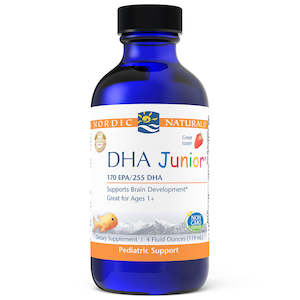Nutrient Boost: Nordic Naturals DHA Junior Liquid Strawberry 119ml