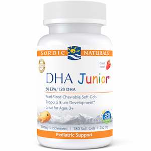 Nutrient Boost: Nordic Naturals DHA Junior Strawberry 180 Softgels