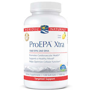 Essential Fatty Acids: Nordic Naturals ProEPA Xtra Lemon 120 Softgels