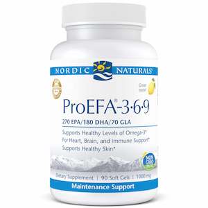 Essential Fatty Acids: Nordic Naturals ProEFA 3.6.9 Lemon 90 Softgels