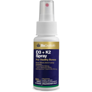 Methylation Support: Bioceuticals Vitamin D3 & K2 Spray 50ml
