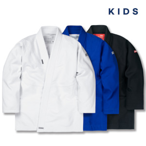 Frontpage: DEMON LEVEL-0 BJJ KIDS GI + White Belt [Stock Available]
