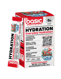Basic Supplements Hydration Powder: Electrolytes