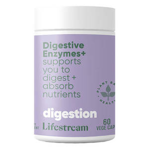 Lifestream: Lifestream Digestive Enzymes+ 60 Caps