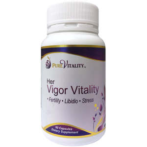 Pure Vitality Her Vigor Vitality 700mg 60 Caps