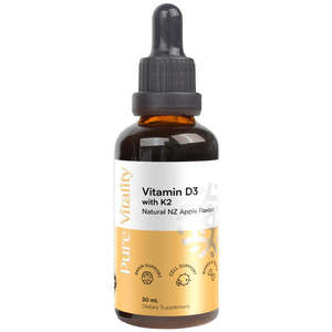 Pure Vitality: Pure Vitality Vitamin D3 with K2 30ml