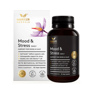 Harker Herbals Mood & Stress Daily Capsules 60