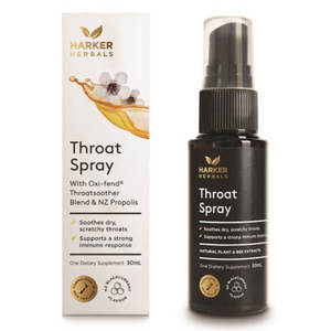 Harker Herbals: Harker Herbals Be Well Throat Spray 30ml