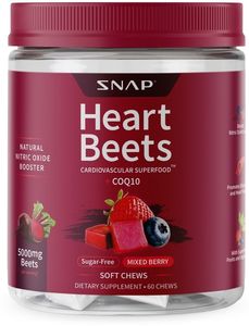 New: Snap Heart Beets Soft Chews 60 - Mixed Berry
