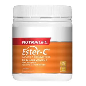 Top 50: Nutralife Ester-C 1000mg + Bioflavonoids 200 Tabs