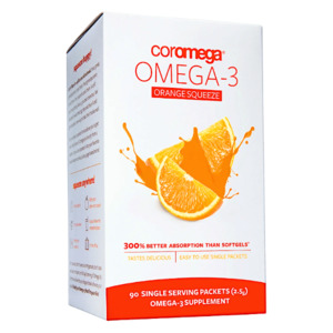 Coromega: Coromega Omega-3 Squeeze 90 Sachets