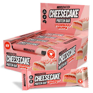 Essentials: Muscle Nation Cheesecake Protein Bar 50g x12
