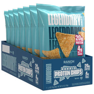 Essentials: Legendary Foods Popped Protein Chips 34g x7