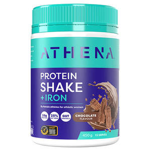 Athena Protein Shake + Iron 450g CLEARANCE Short Dated end of 01/2026