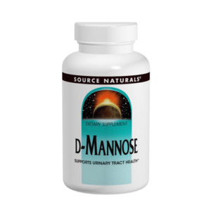 D Mannose: Source Naturals D-Mannose 60 Caps