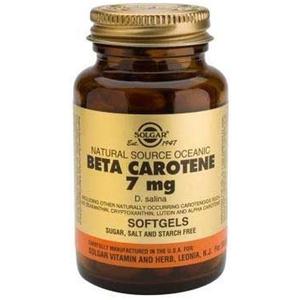 Lutein: Solgar Oceanic Beta Carotene 60 Softgels