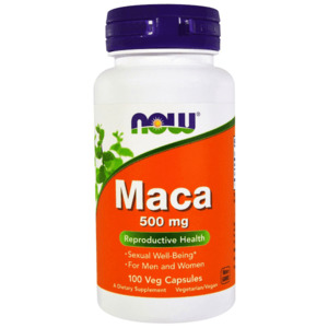 Maca: Now Foods Maca 500mg 100 Veggie Caps