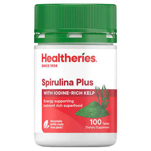 Spirulina: Healtheries Spirulina Plus 100 Tablets