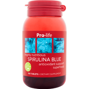 Spirulina: Pro-life Spirulina Blue 100 Tabs