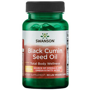Omega 3 6 9: Swanson Black Cumin Seed Oil 60 Caps
